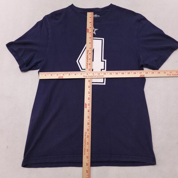 Dallas Cowboys #4 Prescott Casual Graphic T-Shirt Adult Mens Size S Blue - Picture 7 of 11